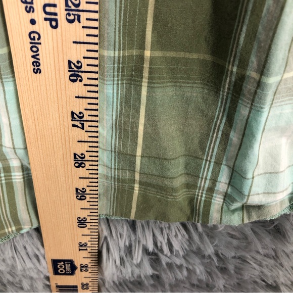 Resistol University Mens XL University Fit Plaid Western Pearl Snap L/S Shirt - Picture 7 of 10